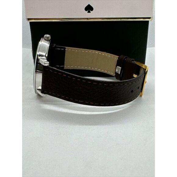 Kate Spade Gramercy 0008 Women\'s Black Leather Strap Analog Dial Watch JNA129 main image 5